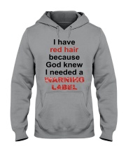 Warning Hooded Sweatshirt thumbnail