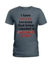 Warning Ladies T-Shirt tile
