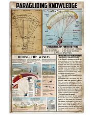 Paragliding Knowledge 11x17 Poster front