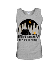 Hello darkness Unisex Tank tile