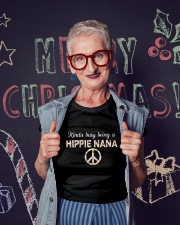 Busy nana Ladies T-Shirt lifestyle-holiday-crewneck-front-3