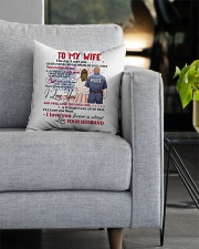 My Wife You Complete Me Better Police Person Square Pillowcase aos-pillow-square-front-lifestyle-05
