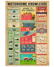 Motorhome Knowledge 11x17 Poster front