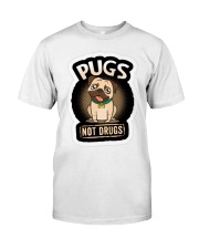 Pug not Drugs Classic T-Shirt tile