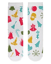 christmas Crew Length Socks front