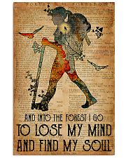 Hiking Find My Soul Vertical Poster 11x17 Poster front