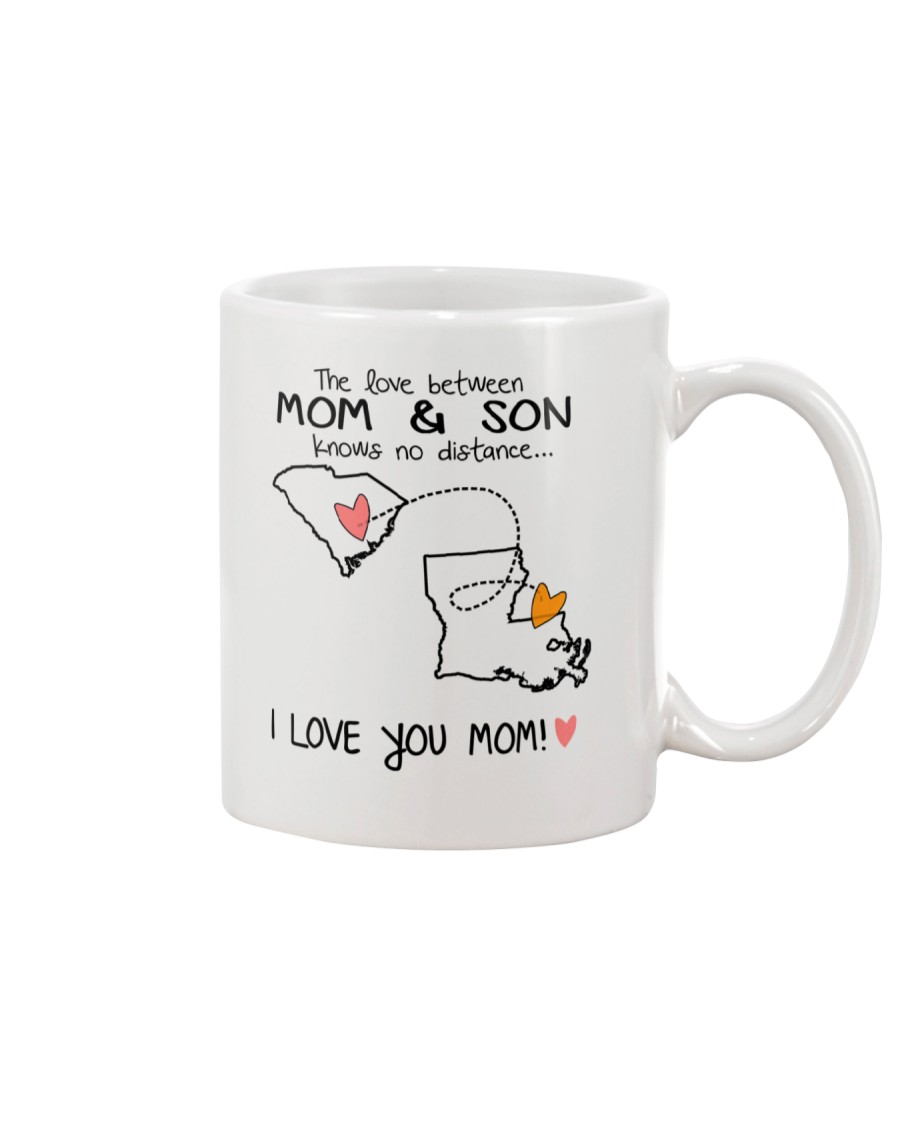40 18 SC LA South Carolina Louisiana Mom and Son D Mug