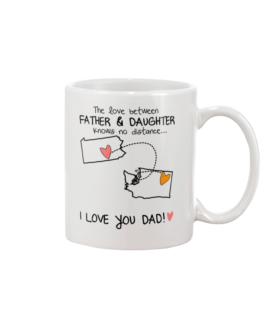 38 47 PA WA Pennsylvania Washington Father Daughte Mug