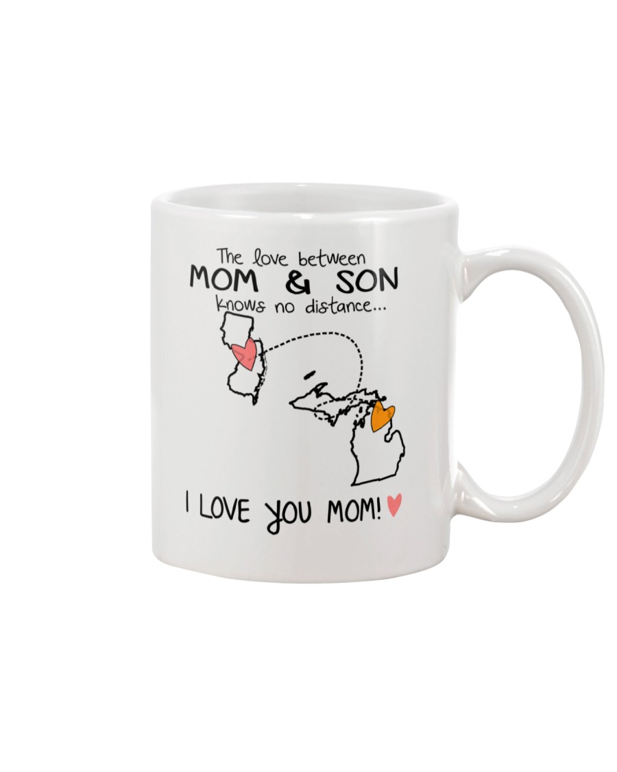 30 22 NJ MI New Jersey Michigan Mom and Son D1 Mug