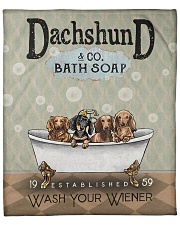 Dachshund Wash Dr Fleece Blanket - 50" x 60" thumbnail