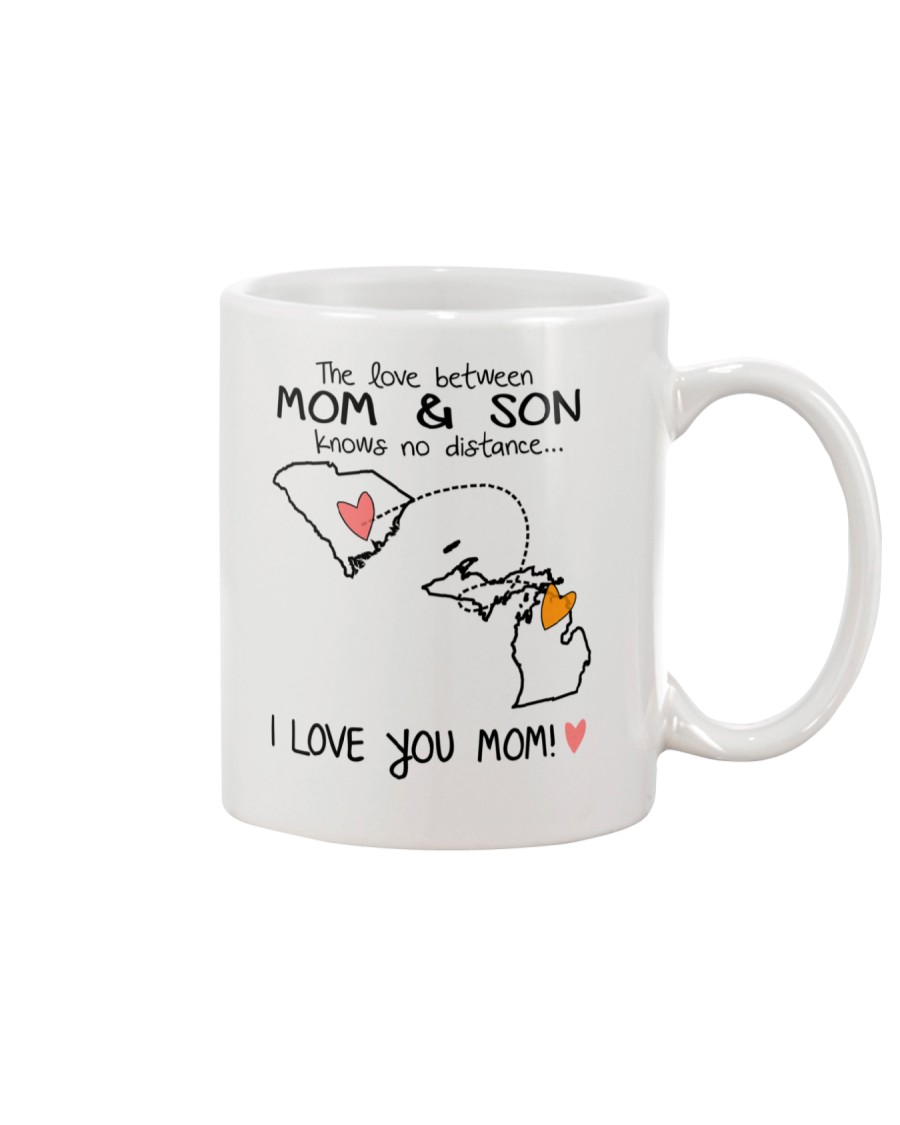 40 22 SC MI South Carolina Michigan Mom and Son D1 Mug
