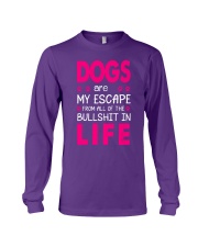Dogs are my escape Long Sleeve Tee tile