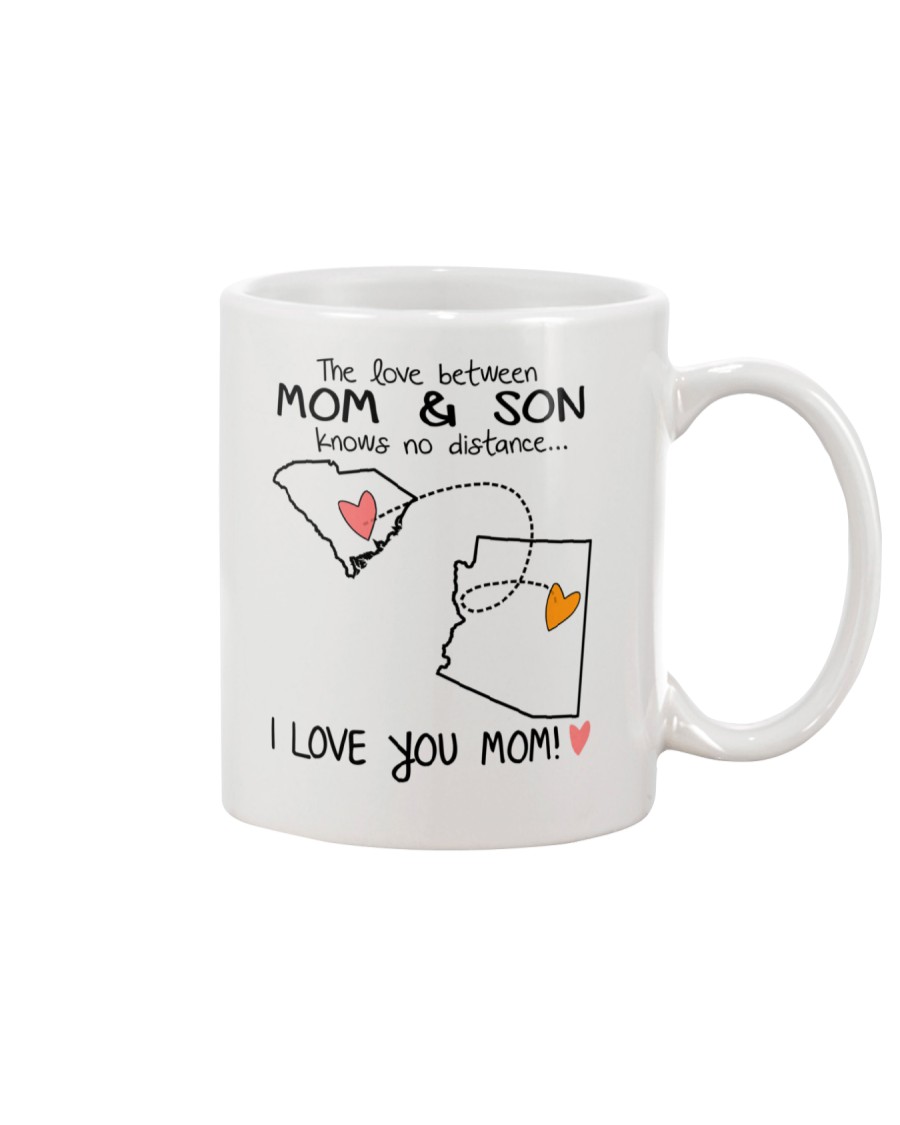 40 03 SC AZ South Carolina Arizona Mom and Son D1 Mug