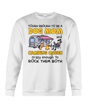 Dog Mom-Camping Queen Crewneck Sweatshirt tile