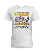 Dog Mom-Camping Queen Ladies T-Shirt tile