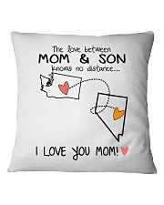 47 28 WA NV Washington Nevada PMS6 Mom Son Square Pillowcase tile
