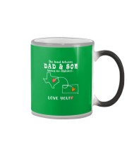 43 41 TEXAS SOUTH DAKOTA DAD SON Color Changing Mug tile