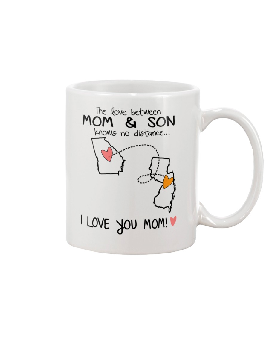 10 30 GA NJ Georgia New Jersey Mom and Son D1 Mug