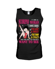 SCORPIO WOMAN Unisex Tank tile