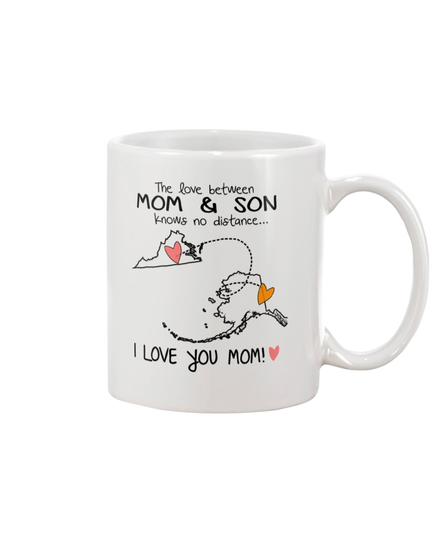 46 02 VA AK Virginia Alaska Mom and Son D1 Mug