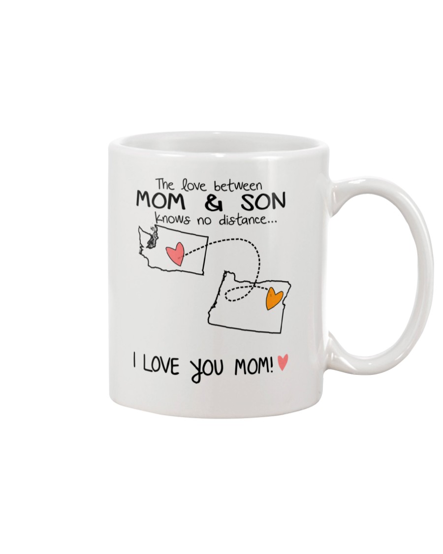 47 37 WA OR Washington Oregon Mom and Son D1 Mug
