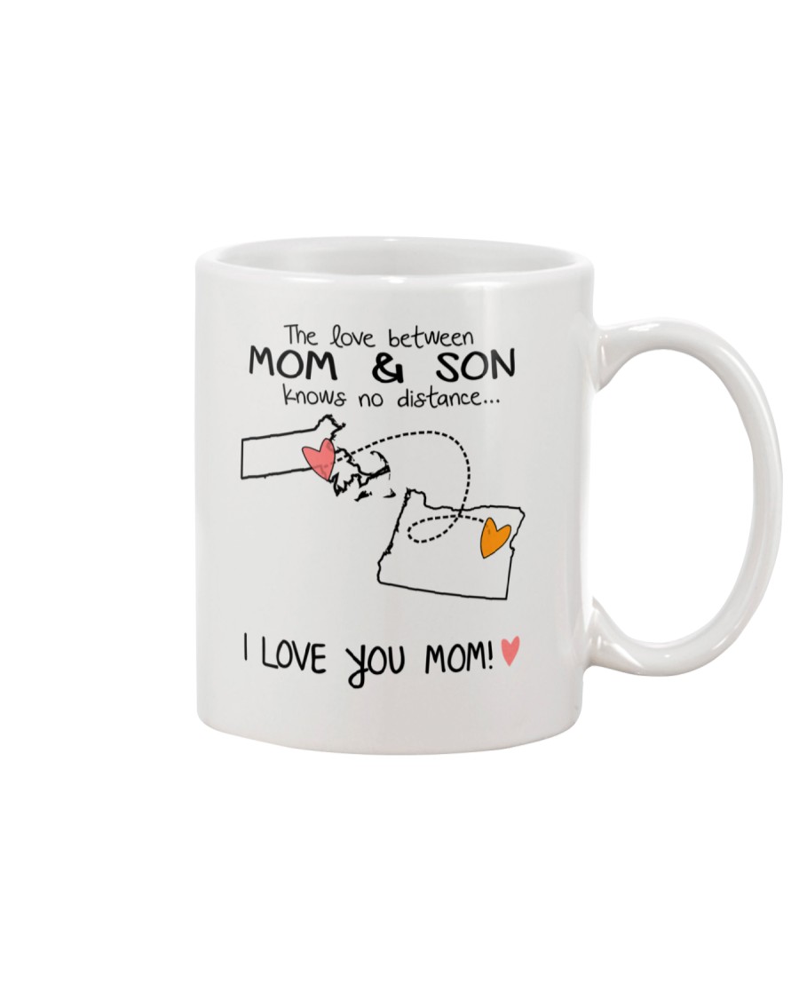 21 37 MA OR Massachusetts Oregon Mom and Son D1 Mug
