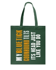 Bluetick Coonhound Tote Bag tile