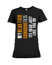 Bluetick Coonhound Premium Fit Ladies Tee tile