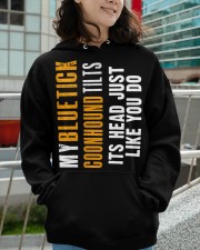 Bluetick Coonhound Hooded Sweatshirt apparel-hooded-sweatshirt-lifestyle-front-102