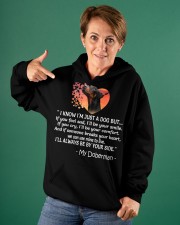 Doberman Hooded Sweatshirt apparel-hooded-sweatshirt-lifestyle-front-88