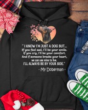 Doberman Hooded Sweatshirt custom-hoodie-sweatshirt-lifestyle-front-231