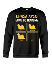 Lhasa Apso Guide To Training Crewneck Sweatshirt tile