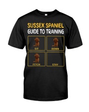 Sussex Spaniel Guide To Training Premium Fit Mens Tee tile
