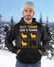 Silky Terrier Guide To Training Hooded Sweatshirt custom-hoodie-sweatshirt-lifestyle-front-203