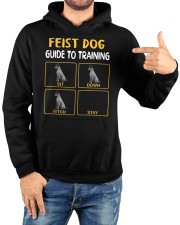 Feist Dog Guide To Training Hooded Sweatshirt custom-hoodie-sweatshirt-lifestyle-front-188