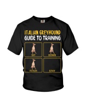 Italian Greyhound Guide To Training Youth T-Shirt tile