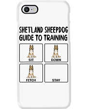 Shetland Sheepdog Guide To Training Phone Case tile