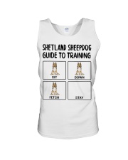 Shetland Sheepdog Guide To Training Unisex Tank tile