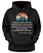 Kerry Blue Terrier Hooded Sweatshirt apparel-hooded-sweatshirt-lifestyle-front-34