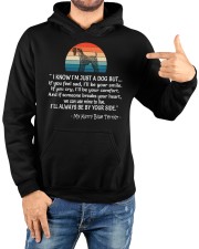 Kerry Blue Terrier Hooded Sweatshirt custom-hoodie-sweatshirt-lifestyle-front-188