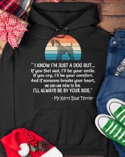 Kerry Blue Terrier Hooded Sweatshirt custom-hoodie-sweatshirt-lifestyle-front-231