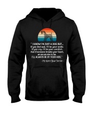 Kerry Blue Terrier Hooded Sweatshirt front