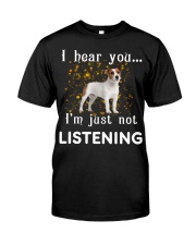 Jack Russell Terrier I hear you not listening Premium Fit Mens Tee tile