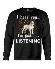 Jack Russell Terrier I hear you not listening Crewneck Sweatshirt tile