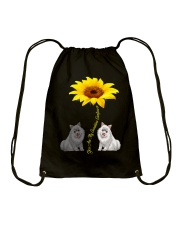 Samoyed You Are My Sunshine Sunflower Drawstring Bag tile