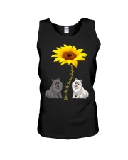 Samoyed You Are My Sunshine Sunflower Unisex Tank tile