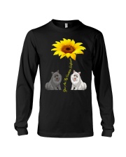 Samoyed You Are My Sunshine Sunflower Long Sleeve Tee tile