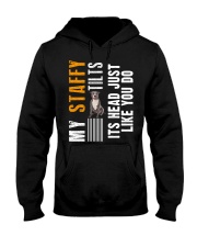 Staffordshire Bull Terrier Hooded Sweatshirt front