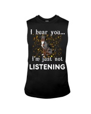 Catahoula Leopard Dog I hear you not listening Sleeveless Tee tile