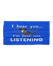 Catahoula Leopard Dog I hear you not listening Mask tile